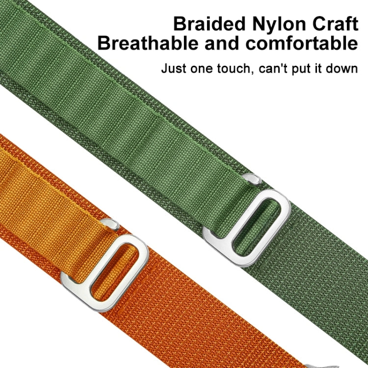 Nylon Loop Watch Band For Apple Watch Ultra 49mm&Watch Ultra 2 49mm / Series 9&8&7 45mm / SE 3&SE 2&6&SE&5&4 44mm / 3&2&1 42mm(Black) - free shipping - PMC TechLife - Order now!
