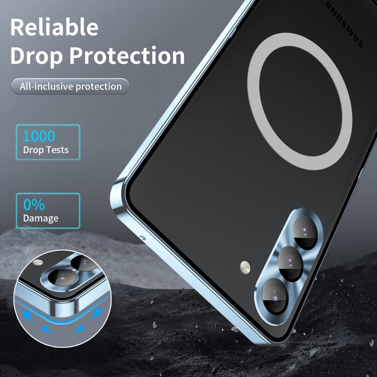 For Samsung Galaxy S23+ 5G MagSafe Magnetic Frosted Metal Phone Case(Blue) - free shipping - PMC TechLife - Order now!