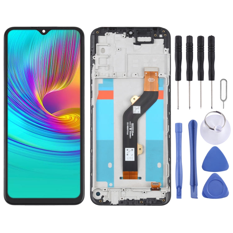 OEM LCD Screen For infinix Hot 9 Play X680 Digitizer Full Assembly with Frame - free shipping - PMC TechLife - Order now!