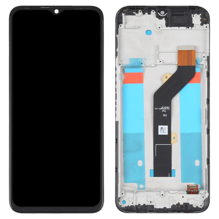 OEM LCD Screen For Tecno Spark 7 Digitizer Full Assembly with Frame - free shipping - PMC TechLife - Order now!