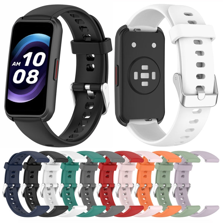 For Keep Band B5 / B4 / B4 Lite 16mm Glossy Surface Silicone Watch Band(Dark Grey) - Watch Bands by PMC TechLife | Online Shopping South Africa | PMC TechLife | Buy Now Pay Later Mobicred