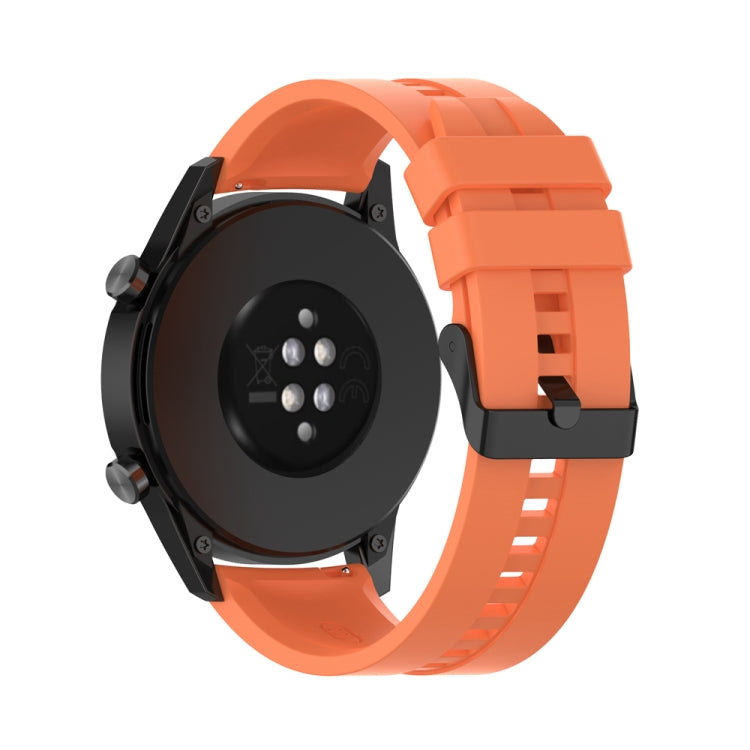 For Huawei Watch Buds 20mm Silicone Black Buckle Watch Band(Vitality Orange) - free shipping - PMC TechLife - Order now!
