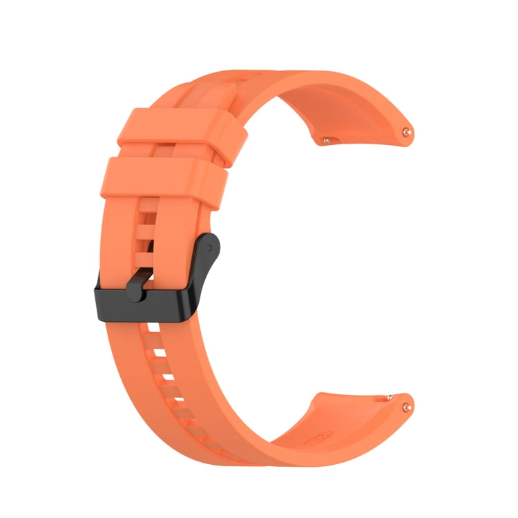 For Huawei Watch Buds 22mm Silicone Black Buckle Watch Band(Vitality Orange) - free shipping - PMC TechLife - Order now!