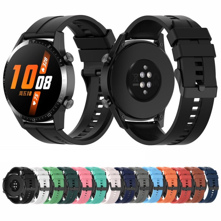 For Huawei Watch Buds 22mm Silicone Black Buckle Watch Band(Pink) - free shipping - PMC TechLife - Order now!