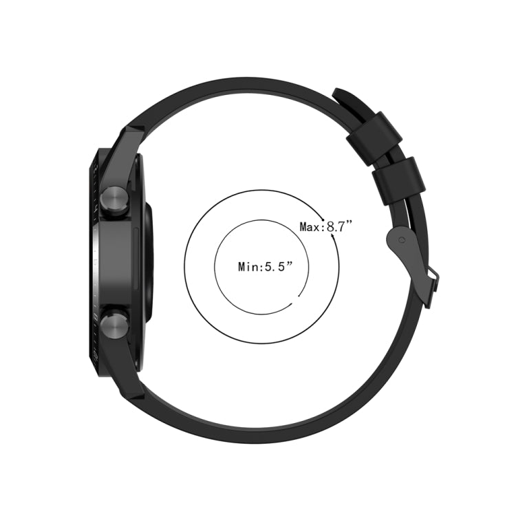 For Huawei Watch Buds 22mm Silicone Black Buckle Watch Band(Black) - free shipping - PMC TechLife - Order now!