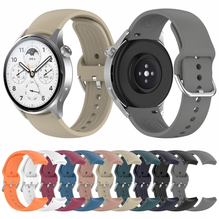 For Xiaomi Watch S2 22mm Solid Color Silicone Watch Band(Grey) - free shipping - PMC TechLife - Order now!