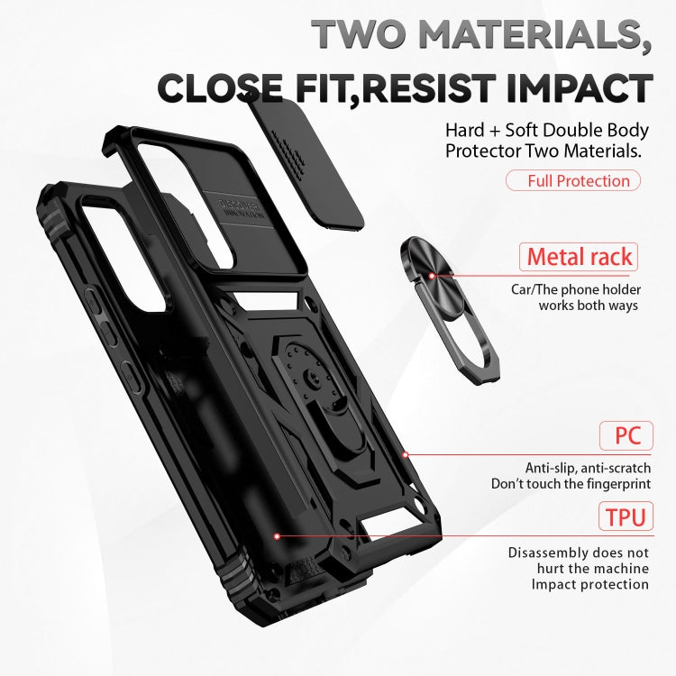 For Samsung Galaxy A54 5G Sliding Camshield Holder Phone Case(Black) - free shipping - PMC TechLife - Order now!