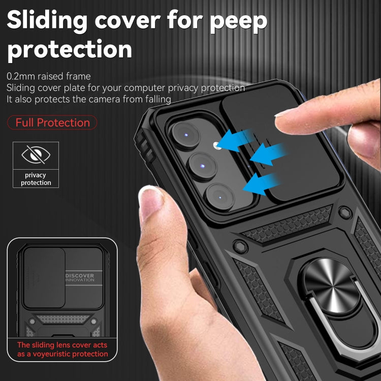 For Samsung Galaxy A54 5G Sliding Camshield Holder Phone Case(Black) - free shipping - PMC TechLife - Order now!
