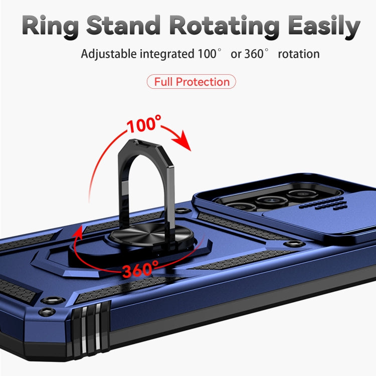 For Samsung Galaxy A54 5G Sliding Camshield Holder Phone Case(Blue) - free shipping - PMC TechLife - Order now!