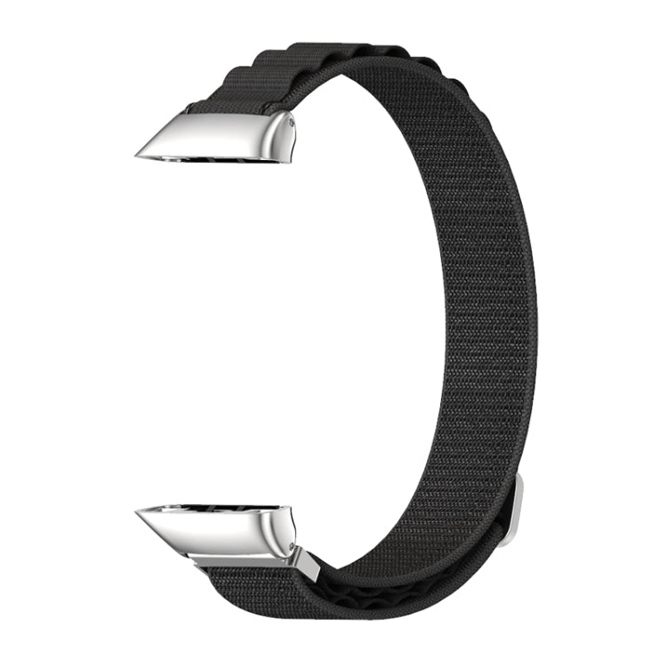 For Huawei Band 7 / 7 NFC MIJOBS Nylon Breathable Watch Band(Black Silver) - free shipping - PMC TechLife - Order now!