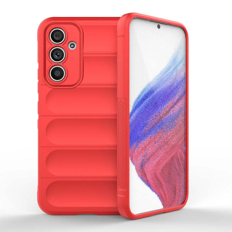 For Samsung Galaxy A54 5G Magic Shield TPU + Flannel Phone Case(Red) - free shipping - PMC TechLife - Order now!