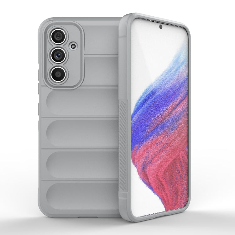 For Samsung Galaxy A54 5G Magic Shield TPU + Flannel Phone Case(Grey) - free shipping - PMC TechLife - Order now!