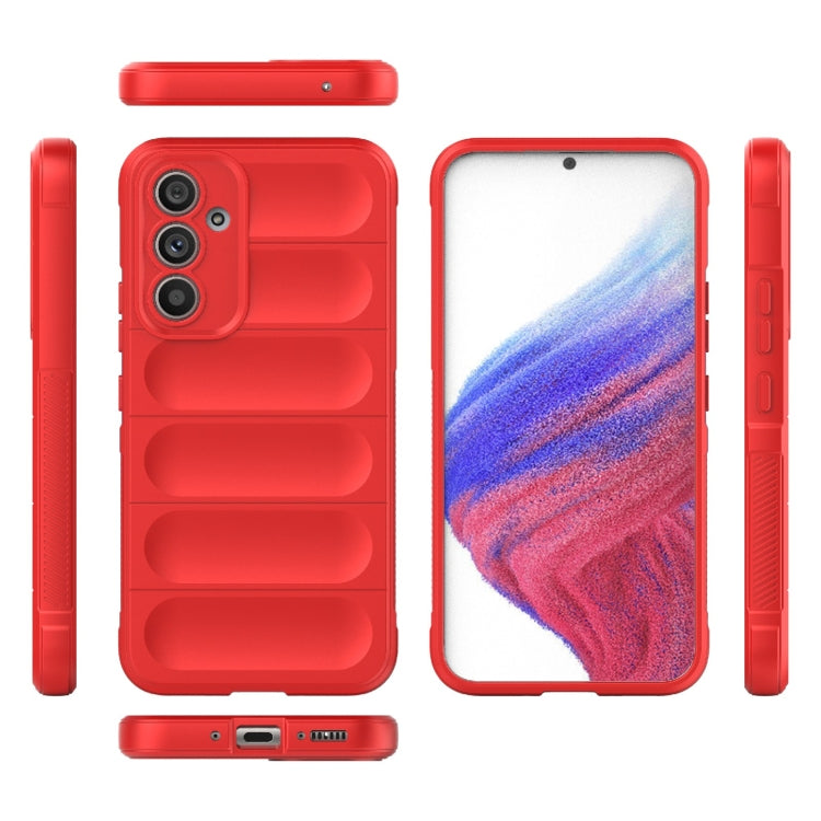 For Samsung Galaxy A54 5G Magic Shield TPU + Flannel Phone Case(White) - free shipping - PMC TechLife - Order now!