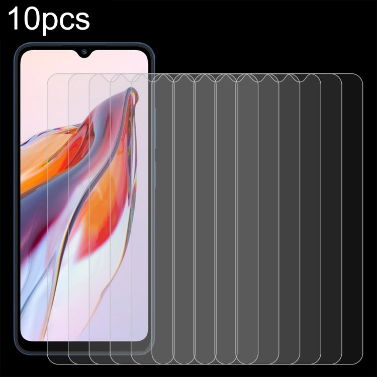 For Xiaomi Redmi 12C / Xiaomi Poco C55 10pcs 0.26mm 9H 2.5D Tempered Glass Film - free shipping - PMC TechLife - Order now!