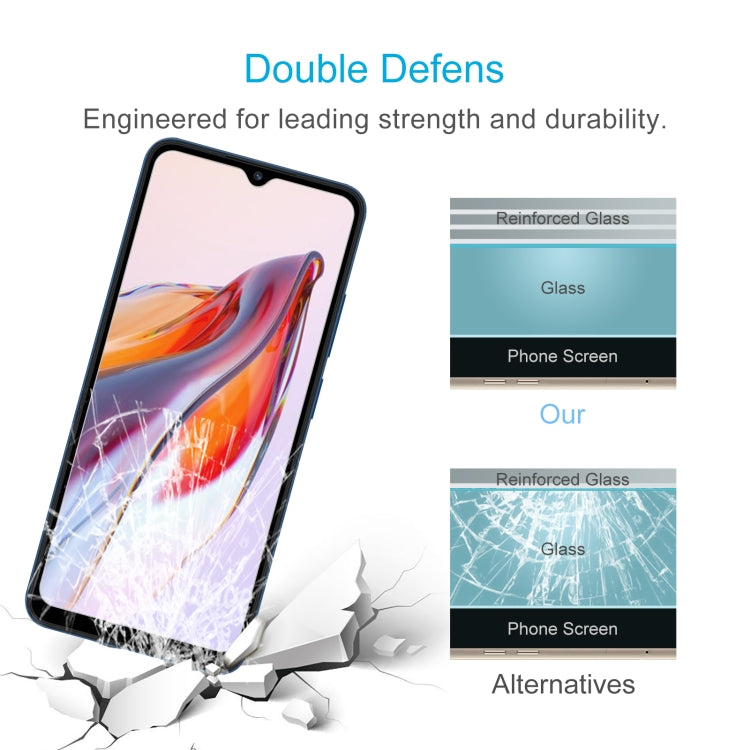 For Xiaomi Redmi 12C / Xiaomi Poco C55 50pcs 0.26mm 9H 2.5D Tempered Glass Film - free shipping - PMC TechLife - Order now!