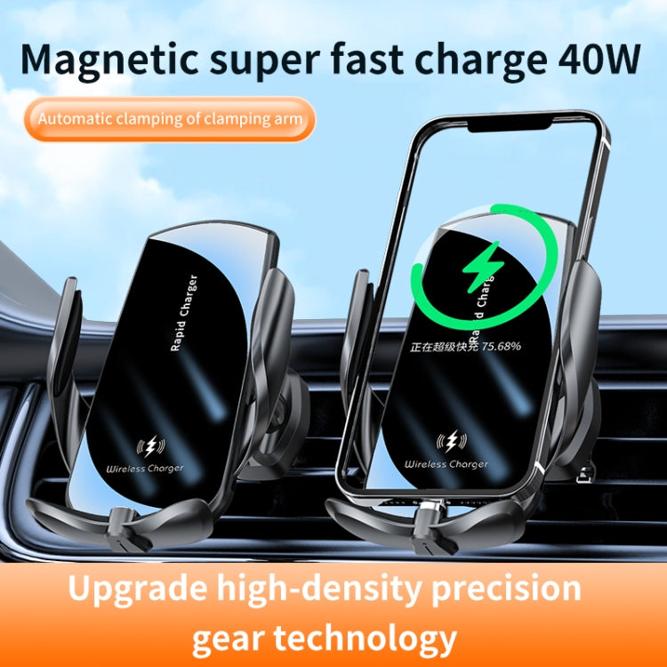 V5S 40W Magnetic Fast Charging Car Phone Holder(Black) - free shipping - PMC TechLife - Order now!