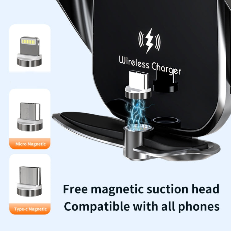 V5S 40W Magnetic Fast Charging Car Phone Holder(Black) - free shipping - PMC TechLife - Order now!
