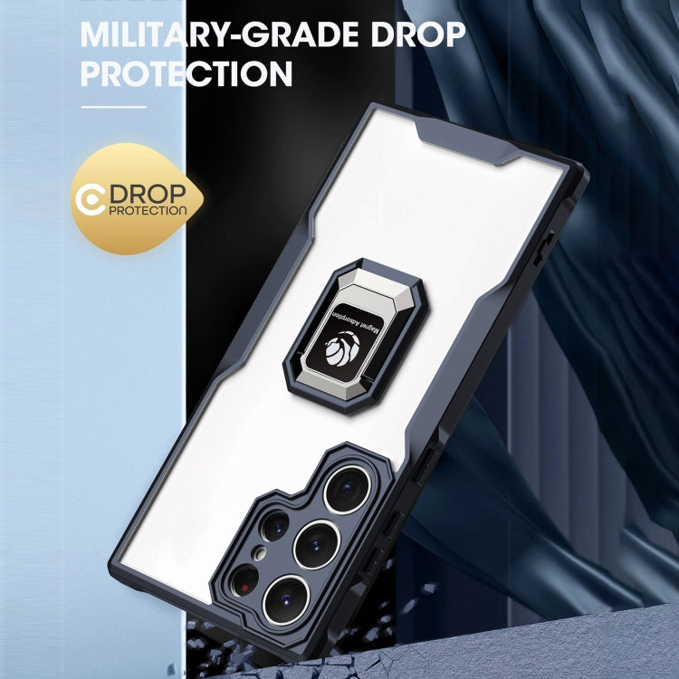 For Samsung Galaxy A14 5G Armor Shockproof Magnetic Ring Phone Case(Deep Purple) - free shipping - PMC TechLife - Order now!