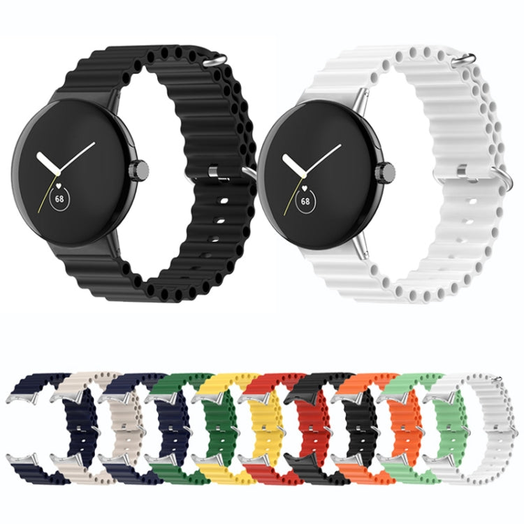 For Google Pixel Watch Ocean Silicone Watch Band(Mint Green) - free shipping - PMC TechLife - Order now!
