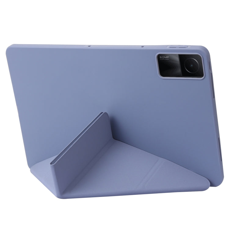 For Xiaomi Redmi Pad 10.6 Deformation Silicone Leather Tablet Case(Lavender) - free shipping - PMC TechLife - Order now!