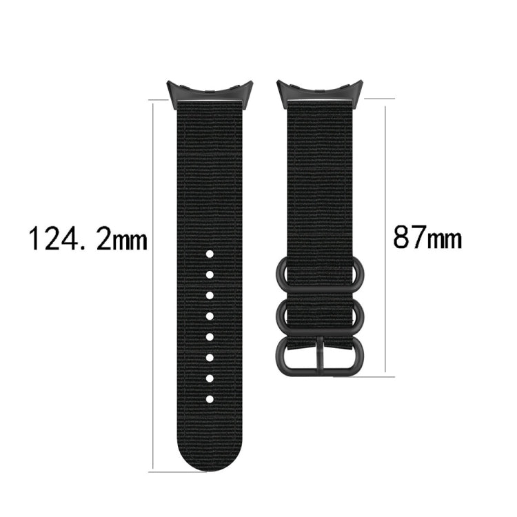 For Google Pixel Watch Three-ring Black Buckle Nylon Watch Band(Orange) - free shipping - PMC TechLife - Order now!