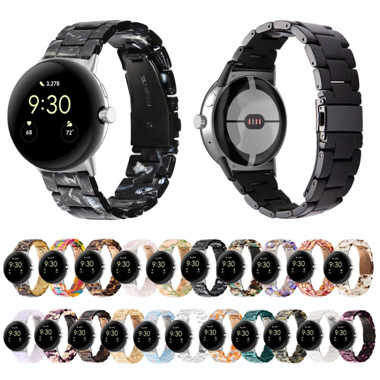 For Google Pixel Watch Three-beads Resin Watch Band(Nougat) - free shipping - PMC TechLife - Order now!