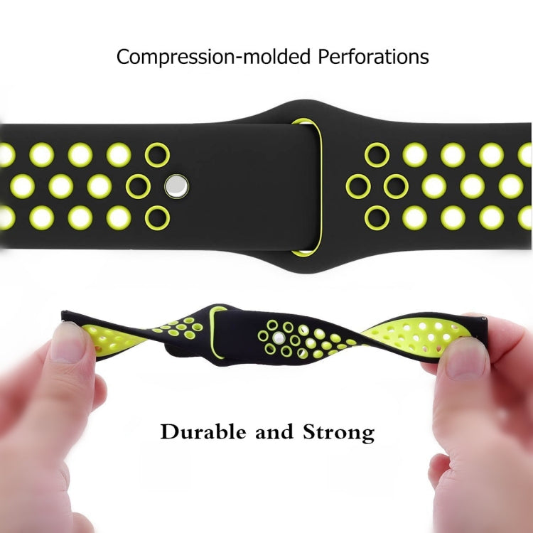 For Google Pixel Watch Two-color Reverse Buckle Silicone Watch Band(Green Blue) - free shipping - PMC TechLife - Order now!