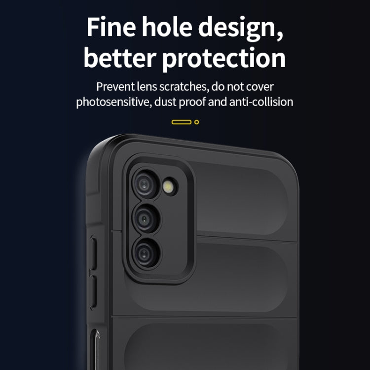 For Samsung Galaxy A03s India Version Magic Shield TPU + Flannel Phone Case(Dark Green) - free shipping - PMC TechLife - Order now!