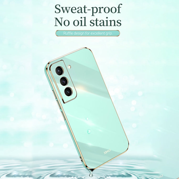 For Samsung Galaxy S21 5G XINLI Straight Edge 6D Electroplate TPU Phone Case(White) - free shipping - PMC TechLife - Order now!