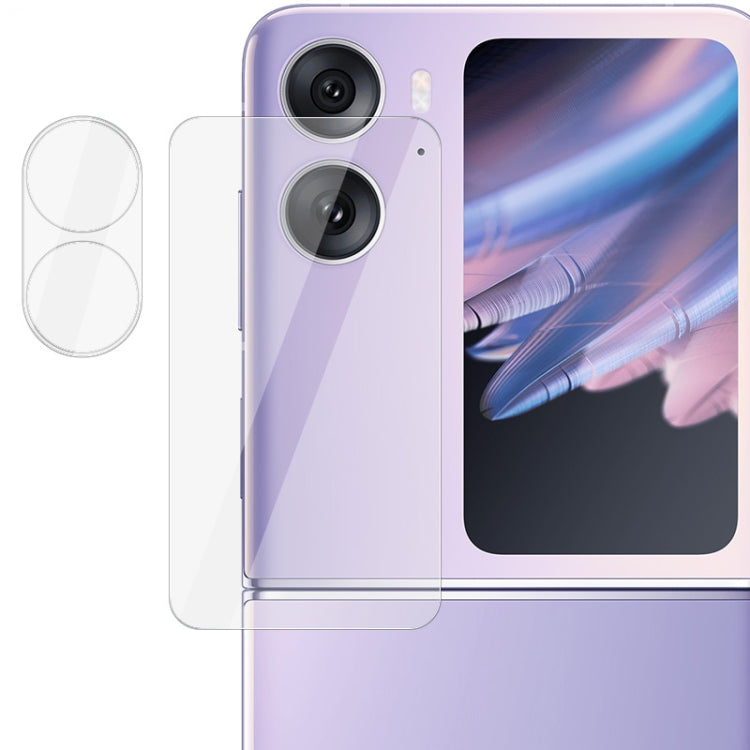 For OPPO Find N2 Flip 5G 1 Sets imak Integrated Lens Film + Glass Rear Screen Sticker - OPPO Tempered Glass by imak | Online Shopping South Africa | PMC TechLife | Buy Now Pay Later Mobicred