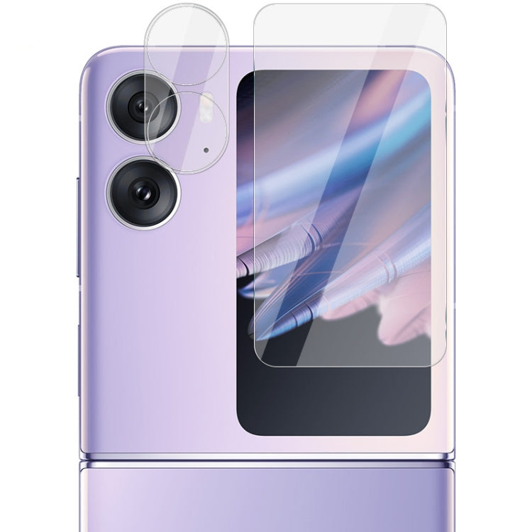 For OPPO Find N2 Flip 5G 1 Sets imak Integrated Lens Film + Glass Rear Screen Sticker - OPPO Tempered Glass by imak | Online Shopping South Africa | PMC TechLife | Buy Now Pay Later Mobicred