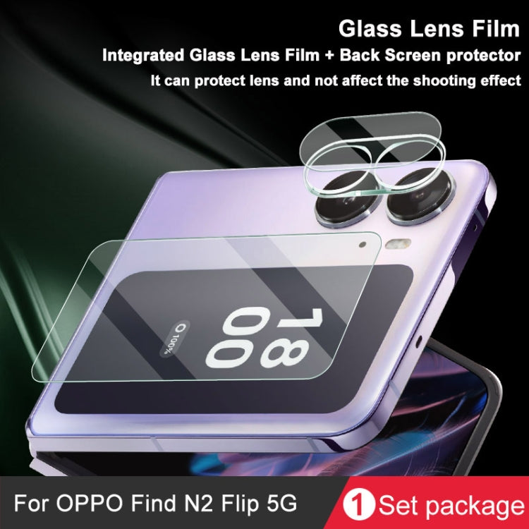 For OPPO Find N2 Flip 5G 1 Sets imak Integrated Lens Film + Glass Rear Screen Sticker - OPPO Tempered Glass by imak | Online Shopping South Africa | PMC TechLife | Buy Now Pay Later Mobicred
