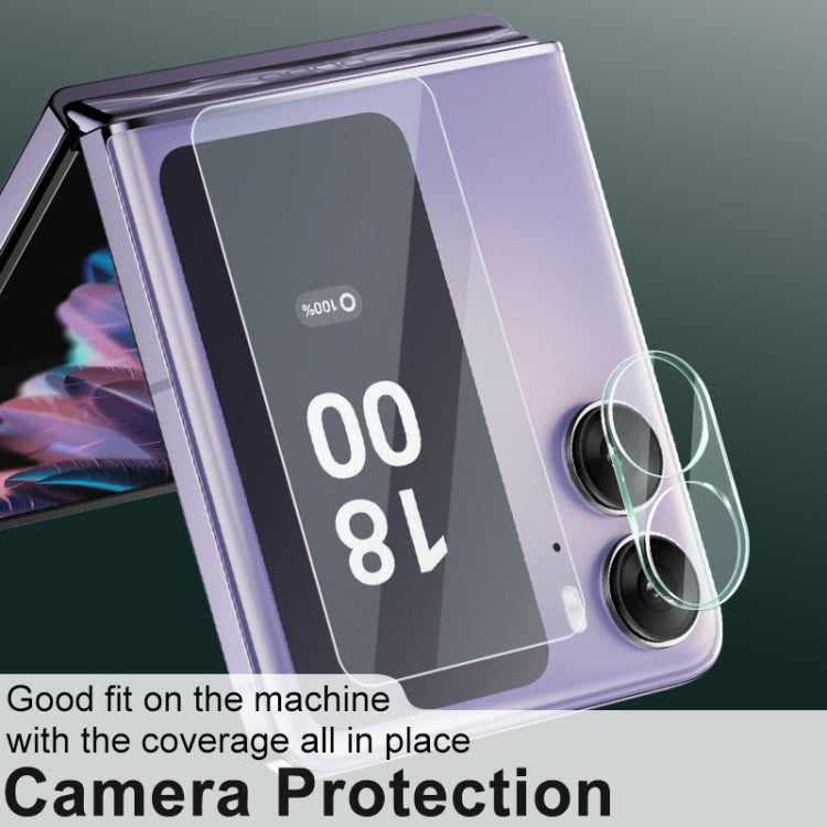 For OPPO Find N2 Flip 5G 1 Sets imak Integrated Lens Film + Glass Rear Screen Sticker - OPPO Tempered Glass by imak | Online Shopping South Africa | PMC TechLife | Buy Now Pay Later Mobicred