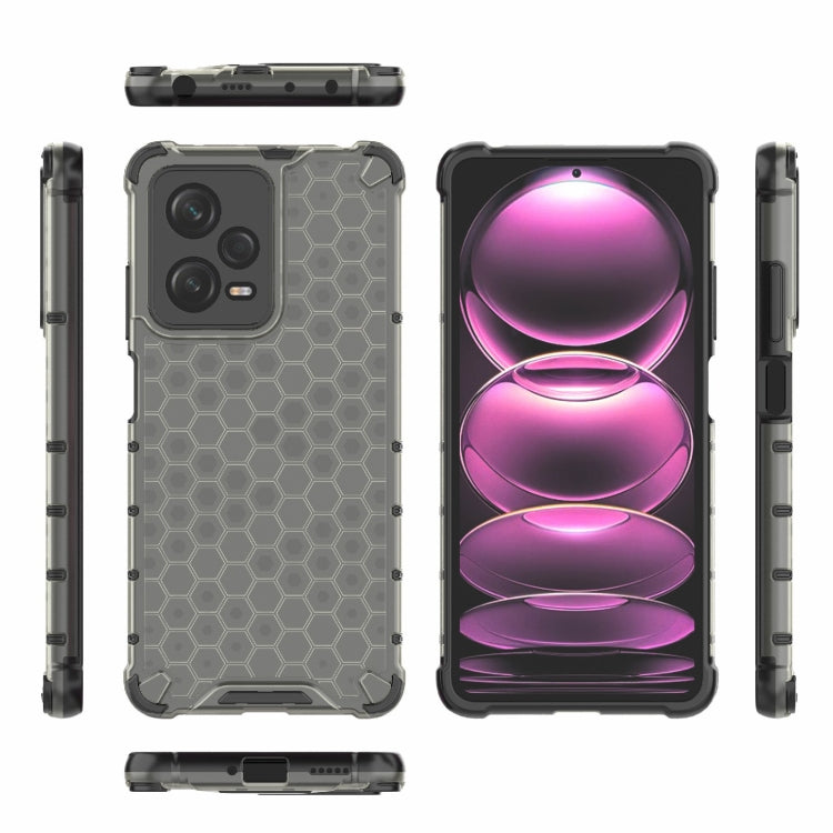 For Xiaomi Poco X5 Pro Shockproof Honeycomb PC + TPU Phone Case(Black) - free shipping - PMC TechLife - Order now!