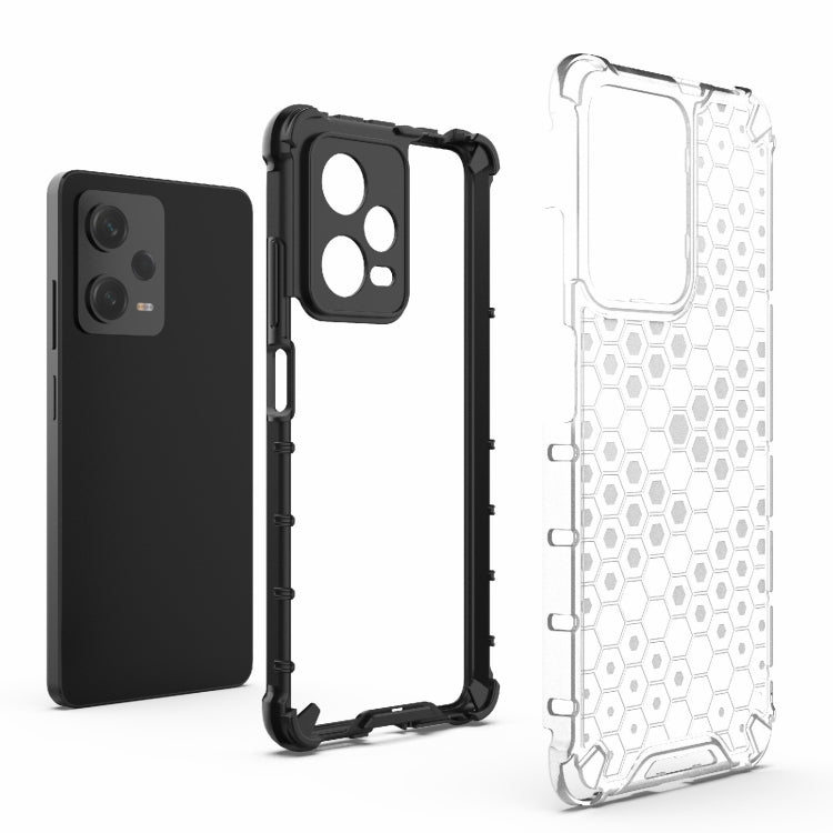 For Xiaomi Poco X5 Pro Shockproof Honeycomb PC + TPU Phone Case(Black) - free shipping - PMC TechLife - Order now!