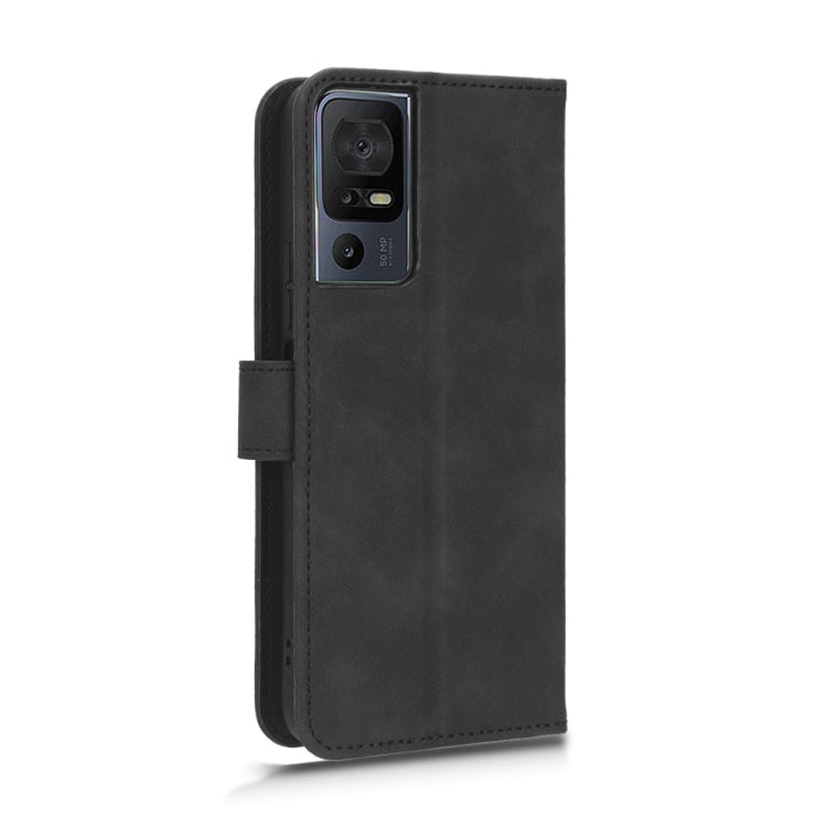 For TCL 40SE Skin Feel Magnetic Flip Leather Phone Case(Black) - free shipping - PMC TechLife - Order now!