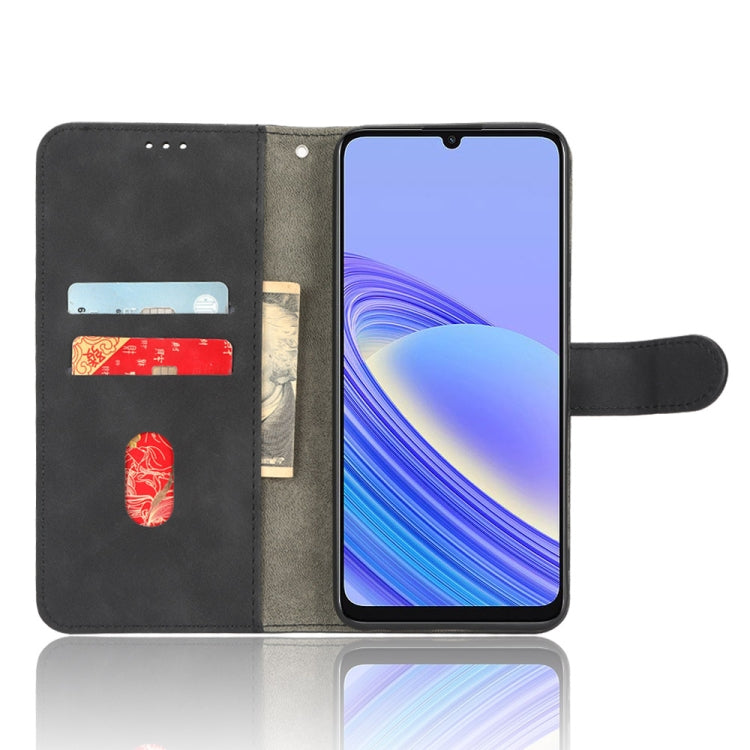 For TCL 40SE Skin Feel Magnetic Flip Leather Phone Case(Black) - free shipping - PMC TechLife - Order now!