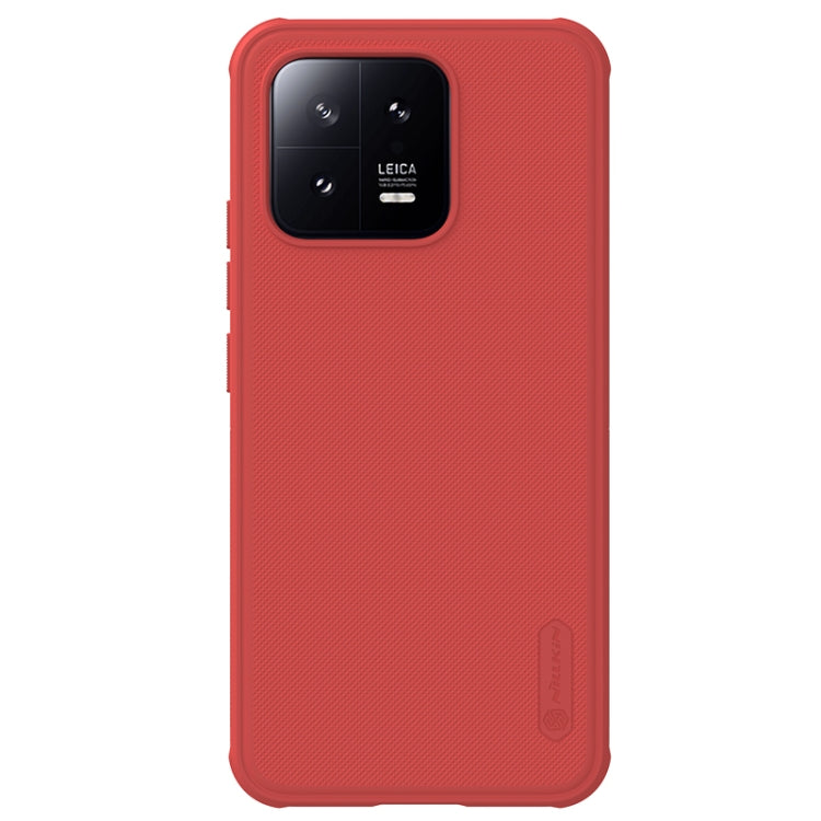For Xiaomi 13 NILLKIN Frosted Shield Pro PC + TPU Phone Case(Red) - free shipping - PMC TechLife - Order now!