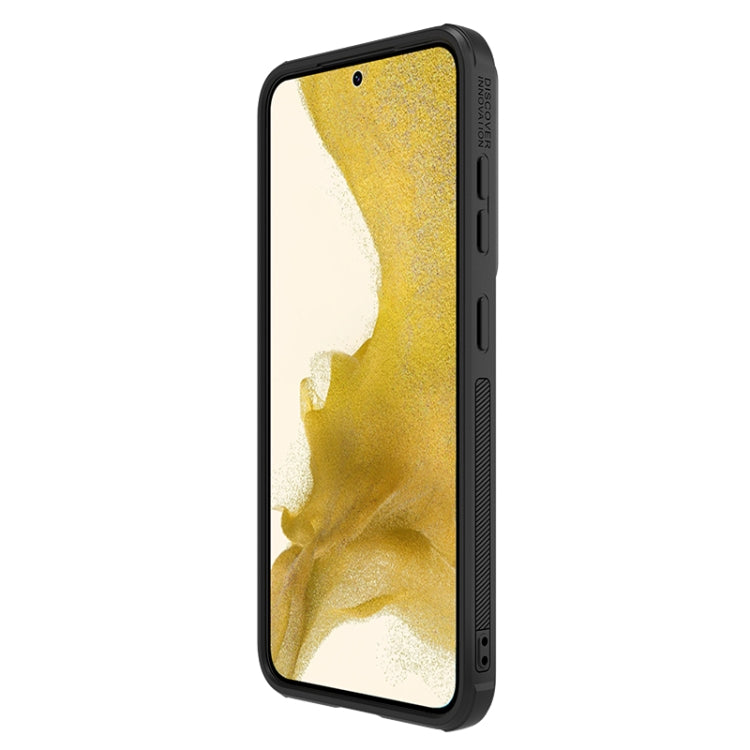 For Samsung Galaxy S23 5G NILLKIN Synthetic Fiber Camshield Phone Case(Black) - free shipping - PMC TechLife - Order now!