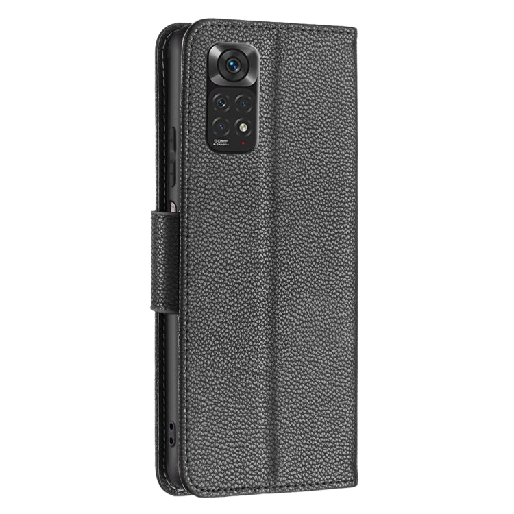 For Xiaomi Redmi Note 12S 4G / Note 11 Litchi Texture Pure Color Leather Phone Case(Black) - free shipping - PMC TechLife - Order now!
