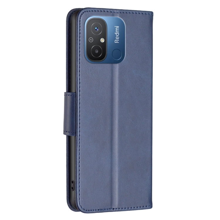 For Xiaomi Redmi 12C Lambskin Texture Leather Phone Case(Blue) - free shipping - PMC TechLife - Order now!