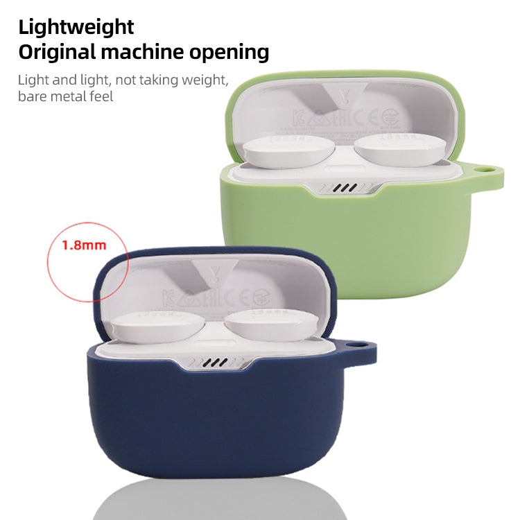 For JBL T230NC TWS Wireless Earphone Silicone Protective Case(Dark Blue) - free shipping - PMC TechLife - Order now!