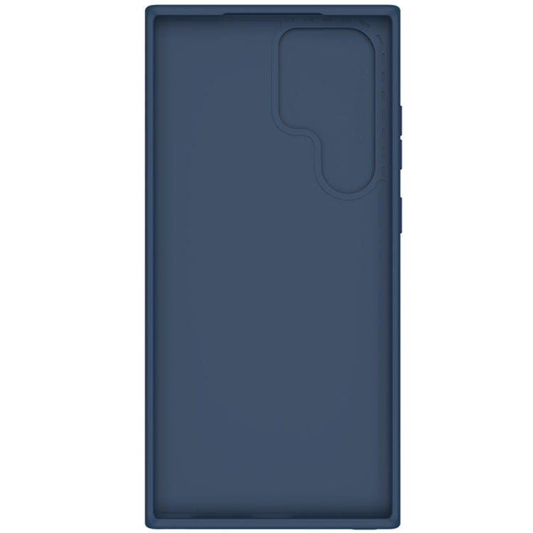 For Samsung Galaxy S23 Ultra 5G NILLKIN CamShield Liquid Silicone + PC Phone Case(Blue) - Galaxy S23 Ultra 5G Cases by NILLKIN | Online Shopping South Africa | PMC TechLife | Buy Now Pay Later Mobicred