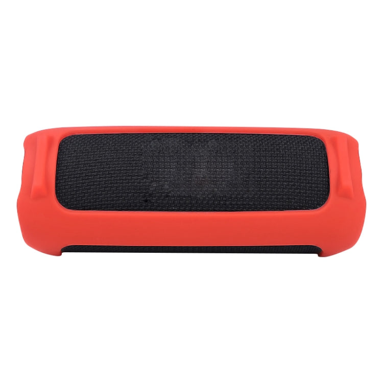 For JBL Flip 6 Bluetooth Speaker Portable Silicone Case with Shoulder Strap(Red) - Protective Case by PMC TechLife | Online Shopping South Africa | PMC TechLife