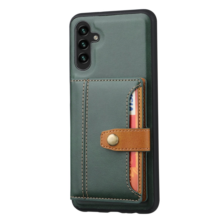 For Samsung Galaxy A34 5G Calfskin Card Slot TPU + PU Phone Case(Green) - free shipping - PMC TechLife - Order now!