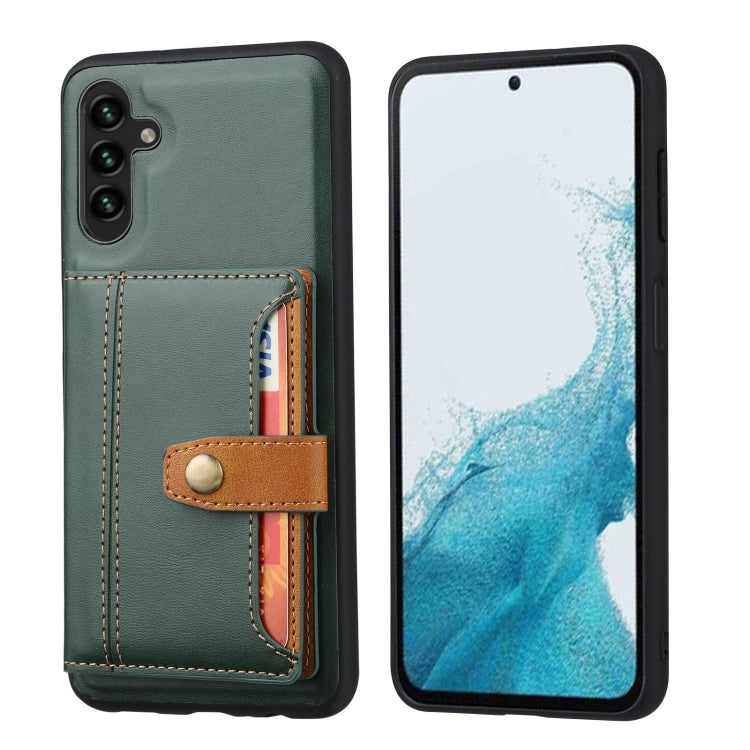 For Samsung Galaxy A54 5G Calfskin Card Slot TPU + PU Phone Case(Green) - free shipping - PMC TechLife - Order now!