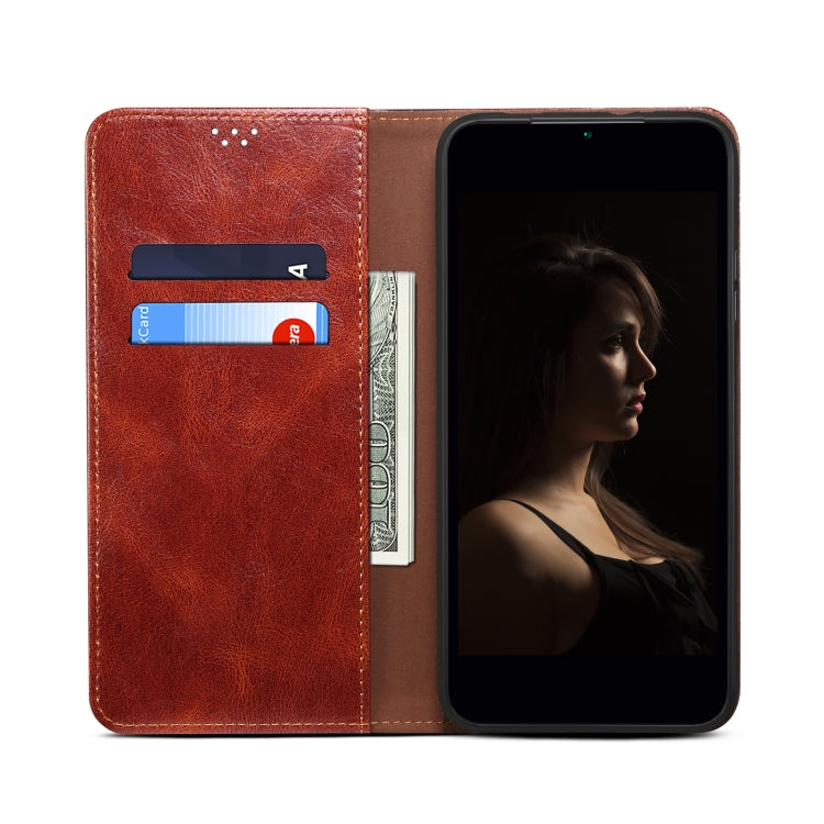 For OnePlus 11R Oil Wax Crazy Horse Texture Leather Phone Case(Brown) - free shipping - PMC TechLife - Order now!