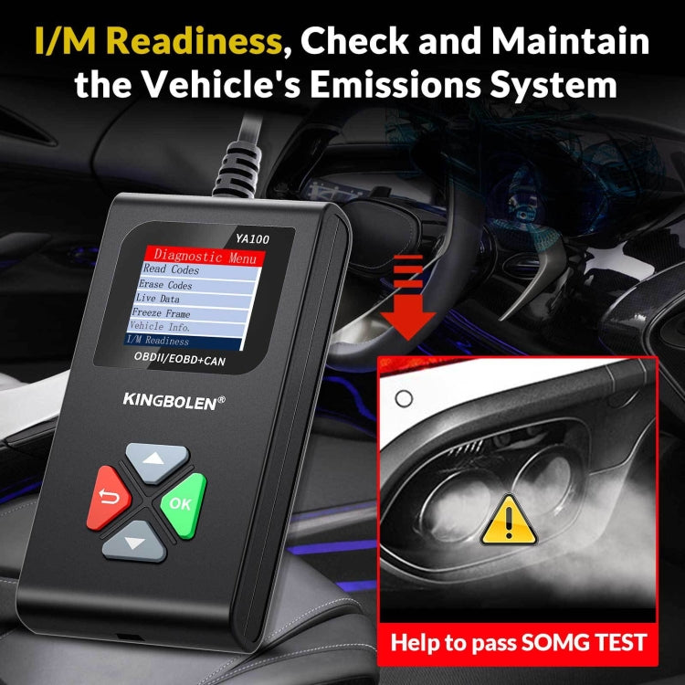 KINGBOLEN YA100 OBD2 Car Engine Fault Diagnosis Tool - Code Readers & Scan Tools by PMC TechLife | Online Shopping South Africa | PMC TechLife