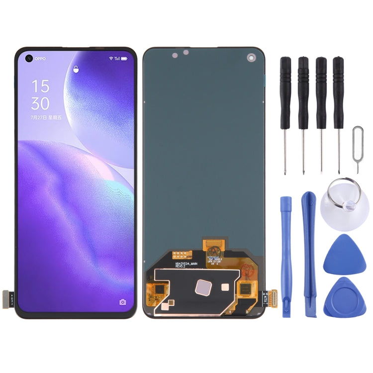 OLED LCD Screen For OPPO Reno5 4G / Reno5 5G / Reno5K 5G / Reno6 4G / Reno6 5G / Reno7 4G / K9 Pro / Find X3 Lite / Realme Q3 Pro / Realme Q3 Pro Carnival / Realme GT Neo Flash / Realme X7 Max 5G with Digitizer Full Assembly - free shipping - PMC TechLife - Order now!