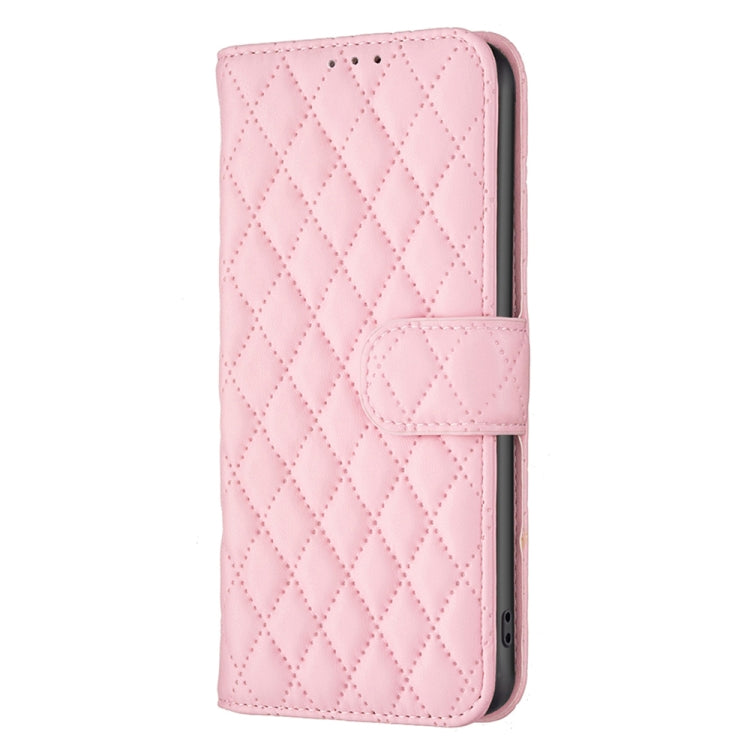 For Motorola Moto G73 5G Diamond Lattice Wallet Leather Flip Phone Case(Pink) - free shipping - PMC TechLife - Order now!